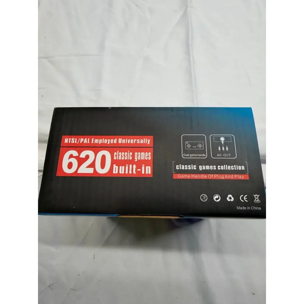 Retro Gaming Console – 620 Built‑In Classic Games – Mini TV System – New in Box